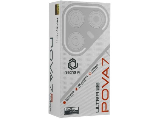 Смартфон Tecno POVA 7 Ultra 5G 8/256Gb Black